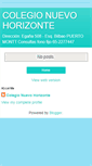Mobile Screenshot of colegionuevohorizonte1.blogspot.com
