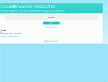 Tablet Screenshot of colegionuevohorizonte1.blogspot.com