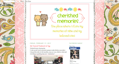 Desktop Screenshot of cherished-tots.blogspot.com