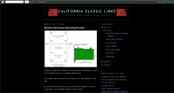 Desktop Screenshot of californiaclassiclines.blogspot.com
