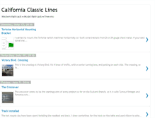Tablet Screenshot of californiaclassiclines.blogspot.com