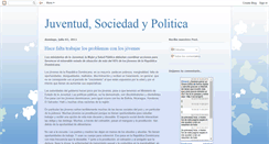 Desktop Screenshot of juventud-politica.blogspot.com