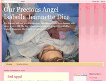 Tablet Screenshot of isabellajeannettedice.blogspot.com