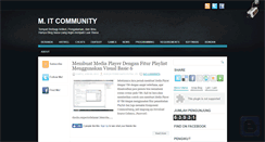 Desktop Screenshot of mitcommunity.blogspot.com