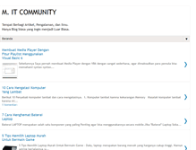 Tablet Screenshot of mitcommunity.blogspot.com