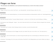 Tablet Screenshot of fliegenvonferne.blogspot.com
