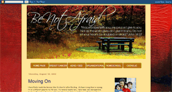 Desktop Screenshot of benotafraidnancy.blogspot.com