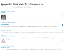 Tablet Screenshot of agrupacionmusicaldetorreblascopedro.blogspot.com