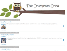Tablet Screenshot of crumptoncrew.blogspot.com