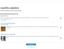 Tablet Screenshot of mantillacaballero.blogspot.com
