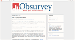 Desktop Screenshot of obsurvey.blogspot.com