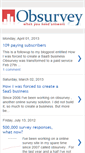 Mobile Screenshot of obsurvey.blogspot.com