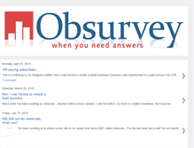 Tablet Screenshot of obsurvey.blogspot.com