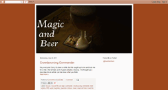 Desktop Screenshot of magicandbeer.blogspot.com