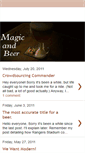 Mobile Screenshot of magicandbeer.blogspot.com