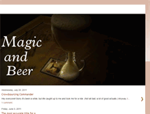 Tablet Screenshot of magicandbeer.blogspot.com