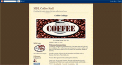 Desktop Screenshot of mdlcoffeestall.blogspot.com