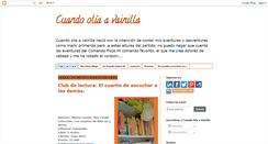 Desktop Screenshot of cuandooliaavainilla.blogspot.com