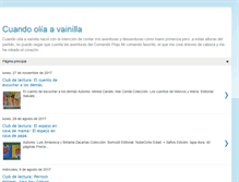 Tablet Screenshot of cuandooliaavainilla.blogspot.com