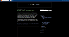 Desktop Screenshot of freshpixels.blogspot.com