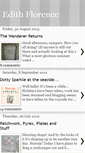 Mobile Screenshot of edithflorencediaryofahome.blogspot.com