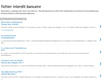 Tablet Screenshot of fichier-interdit-bancaire.blogspot.com