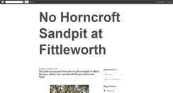 Desktop Screenshot of nohorncroftsandpit.blogspot.com