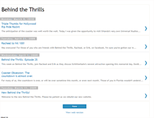 Tablet Screenshot of behindthethrills.blogspot.com