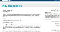 Desktop Screenshot of lifeapparently.blogspot.com