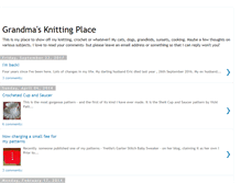 Tablet Screenshot of grandmasknittingplace.blogspot.com