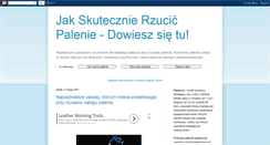 Desktop Screenshot of jakskutecznierzucicpalenie.blogspot.com
