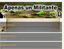 Tablet Screenshot of apenasunmilitante.blogspot.com