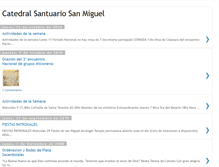 Tablet Screenshot of catedralsantuario.blogspot.com