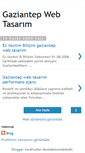 Mobile Screenshot of gaziantepwebtasarim.blogspot.com