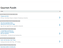 Tablet Screenshot of gourmetpundit.blogspot.com