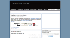 Desktop Screenshot of cuisineofindonesia.blogspot.com