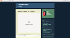 Desktop Screenshot of deathandageing.blogspot.com