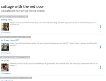 Tablet Screenshot of cottagewiththereddoor.blogspot.com