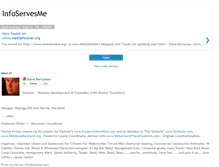 Tablet Screenshot of infoservesme.blogspot.com