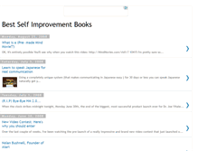 Tablet Screenshot of bestselfimprovementbooks.blogspot.com