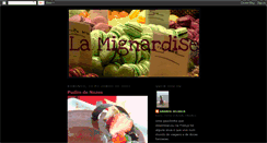 Desktop Screenshot of lamignardise.blogspot.com