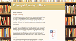 Desktop Screenshot of episcopaljourneyofhope.blogspot.com