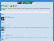 Tablet Screenshot of hauskat-videot.blogspot.com