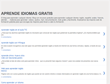 Tablet Screenshot of idiomasgratis.blogspot.com