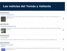 Tablet Screenshot of noticiasdeltomasyvaliente.blogspot.com