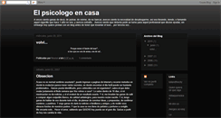 Desktop Screenshot of elpsicologoencasa.blogspot.com