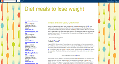 Desktop Screenshot of dietmealstoloseweight.blogspot.com