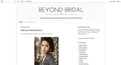 Desktop Screenshot of beyondbridalteam.blogspot.com