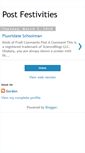 Mobile Screenshot of postfestivities.blogspot.com