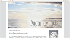 Desktop Screenshot of dagaravlycka.blogspot.com